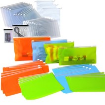 [해피세일] PVC 고주파 칼라지퍼백/보라23x12cm(10장) 슬라이드지퍼백, 선택:(26YG)칼라-보라23x12(10장)