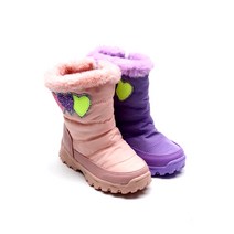 슈즈엔젤 매직 3하트 패딩부츠 아동 키즈 초등학생 따뜻한 발편한 초경량 방한화 털부츠 미끄럼방지