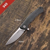 세라믹칼 정육칼 일본 독일 명품칼 중식칼 장미칼석화 된 물고기 4 접는 나이프 K110 철강 탄소 섬유 핸들, 06 PF949D