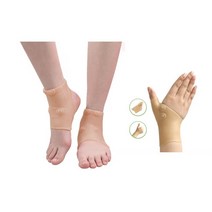 글로벌 컴퍼니 마그네틱 지압 실리콘 손목 발목 보호대, 발목2P + 손목2P