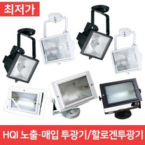 HQI투광기 할로겐투광기 노출투광기 매입투광기 화이트 블랙, HQI 노출 (화이트)