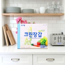 크린랩 유즈웰 크린장갑50매 위생장갑 비닐장갑 일회용품, 1개