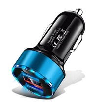 차량용 고속 충전기 시거잭 car Charger fast Charger for samsung s21 s20 fe a51 a71 a21s a02s Honor 10x 9x car, 푸른