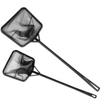 어항 수족관 아쿠아리움 brazil net fish tank net high quality 휴대용 롱 핸들 스퀘어 탱크 낚시 그물, sxm, 검은 색