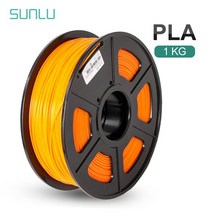 Sunlutwingkling PLA 1.75mm 필라멘트 1kg/2.2lbs 3D 프린터 용 FDM 프린터 재료 및 진공 패킹 포함 3D 펜, 08 PLA ORANGE