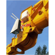 중장비 크레인 붐대 무선 카메라 사각지대 모니터링, 올인원 10인치 + 배터리 1개