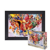 퍼즐피플 원피스 직소퍼즐 1000 2000피스, 각자의 능력 1000피스 액자포함(우드블랙), 1000p