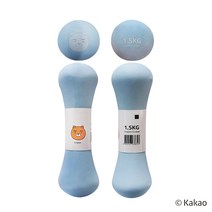 카카오프렌즈 아령 덤벨 0.5kg 1kg 1.5kg 네오플렌 둥근모서리, 1.5kg(라이언) 1개, 1개