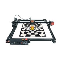 레이져커팅기 ORTUR Lazer 마스터 2 Pro-S2-LU2-10A 조각사 10W 출력 레이저 커터 기계 금속 40X40CM, 02 OLM2 PROS2 LU2-2