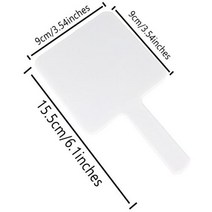 휴대용손거울 도매 메이크업 거울 손 개최 광장 사용자 정의 로고 매일 핑크블랙화이트 작은, style6+5pcs with logo