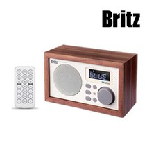 Britz 브리츠 BA-C1 휴대용 알람 라디오 레트로 스타일 정품 블루투스 스피커