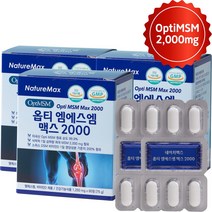 네이처맥스 옵티 MSM 맥스 2000 60정 3통, 60정x3박스 3개월분