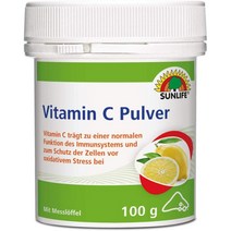 SUNLIFE Vitamin C Pulver 선라이프 비타민 C 분말 100g, 1개, 수량