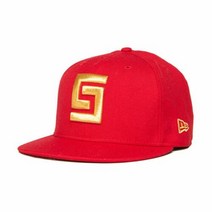 가방팝 크룩스앤캐슬 Fitted Cap Greco RED