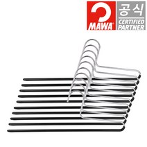 독일 정품 마와 논슬립 옷걸이 1단 바지걸이 KH1 블랙 10개입, 단품, 단품