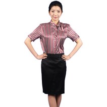 DR07 블라우스 유니폼 상담 사무 접수 사무복 근무복