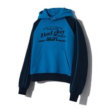 GROOVE RHYME 레드벨벳 웬디 PICK W BAD DAY NOT LIFE RAGLAN HOODIE NAVY LRRSCTH109M