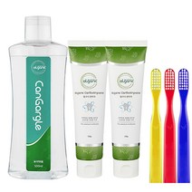 캔케어 구강케어초심자(캔치약 2개+캔칫솔 3개+캔가글 1개) 세트 - 암환자 구내 구취 사용가능 / 입원 병문안 선물, 캔칫솔 3개(일반), 쇼핑백 X