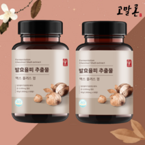 고말론 발효율피 추출물 맥스 플러스 정 1000mg 60정, 2개