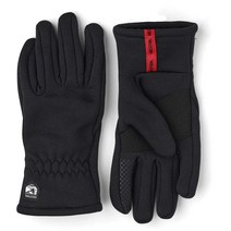 Hestra Junior Glove 터치 포인트 플리스 라이너 - 블랙 - 7, Black