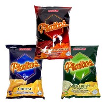 피아토스 치즈 사우어크림어니언 로드하우스 바베큐 85g 바삭한 감자칩, 사우어크림어니언 85g