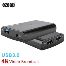 캡쳐보드 스위치 라이브 스트리밍용 비디오 캡처 카드 HD60 1080P 60fps 4K HDMI-USB3.0 그래버 게임 레코드 PS4 Xbox용