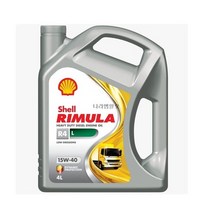 엔진오일 Shell Rimula R4 L 15W-40 4L 4개 1박스