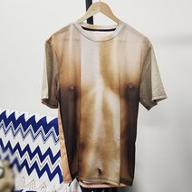 반팔 XL 관종템 마니또선물 근육 티셔츠 맨몸 쓸데없는선물 인싸템 단체티