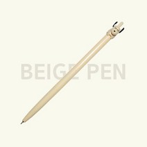 예쁜 beige 필기구 볼펜 특이한 부드러운 캐릭터 국산, 상세페이지 참조