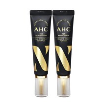 [2022년]최신상 AHC 아이크림 시즌10 텐 레볼루션 리얼 아이크림 포 페이스 30ml + 깔끔이 증정 세트구성, 2개