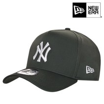 뉴에라 공용 뉴욕 양키스 컬러 에센셜 940 A 프레임 볼캡 그린화이트 60081137, 60081137_그린화이트, OSFM