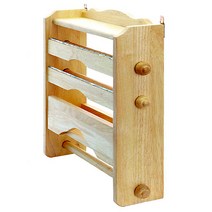 WOOD 3단 키친타올걸이, 단품