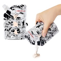 미야 젤리 수채 과슈 물감 100ml 대용량 낱색, 펄화이트