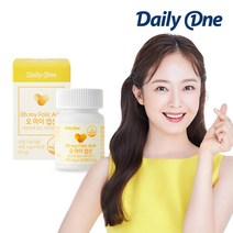 데일리원 오 마이 엽산 400mg 60정, 1통