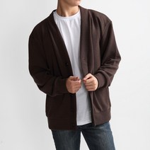 제이에프앤씨 루즈핏 니트 버튼 숄 가디건 남녀공용