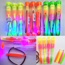 해피아이 불빛낙하산 슛팅 플라이 통pvc 일자스틱 1묶음 12개 LED 불빛 낙하산 2022, 통pvc[스틱일자]-1묶음12개