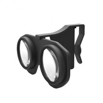 미니 VR 가상 현실 3D 스마트 안경 접이식 몰입형 렌즈 4.0-6.5 인치 폰용 헤드셋 헬멧, [01] 1PCS As shown