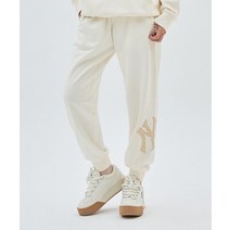 MLB 엠엘비 큐브 모노그램 빅럭스 조거팬츠 NY Cream 3APTM0834 50CRS