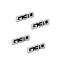 자동차 엠블럼 금속 오디오 스피커 스티커 4 입 BMW E87 E90 E46 E60 E70 G30 x x3x5x6x7 장식, 09 for G30 4pcs