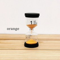 3D 모래 시계 인테리어 소품 선물용 샌드아트 장식 어린이 장난감 스트레이트 튜브 크리에이티브 선물 떨어짐 방지 타이머, [05] 10 분, [07] orange