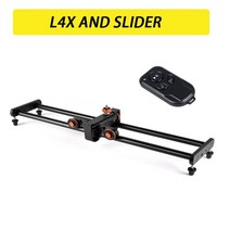 전동달리 카메라마운트 카메라 슬라이더Yelangu 60cm 비디오 트랙 돌리 레일 +, 자동차 추가 슬라이드, 06 L4X and slider