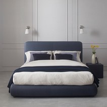 [보루네오] 엘리브 바운스 퀸침대_S1매트리스포함 sy559, 네이비