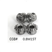 웜기어 베벨기어 톱니바퀴 신제품 베벨 기어 0.8 모델 15 이빨 구멍 3/4/5/6/6mm 90 변속기 셀프 구리 스테, 01 15 톱니_01 Hole 3 (copper)