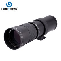 420-800mm F8.3 SLR 수동 카메라 롱 줌 초망원렌즈 탐조 새사진 풍경 캐논 니콘 후지 펜탁스 마운트, 니콘 + 블랙