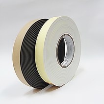 EVA 스폰지 단면 테이프 흰색 검은색 1T 2T 3T 5T 폭 7mm 부터 200mm 까지, 백색, (3t), 폭7mm