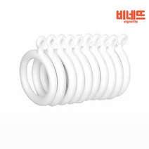커튼고리 10P 샤워부스 커튼압축봉 커텐봉