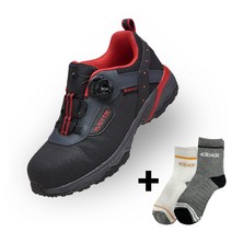 블랙야크 불 오염에 강한 KC인증 4인치 다이얼 경량 안전화 + 아이더 양말