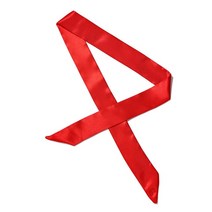 JINUS 실프스카프 산악회 선물럭셔리 솔리드 얇은 실크 스카프 랩 여성 머리띠 헤어 리본 패션 스 크런치