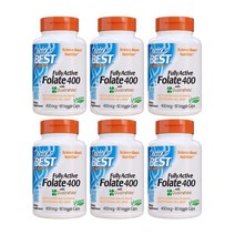 닥터스베스트 풀리 액티브 폴레이트 활성 엽산 400 mcg 90 베지 캡슐 6개, 90정