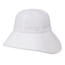 힐크릭 (여성)리버스 썸머 트위드 와이드햇(2HCHTS2508), WHITE